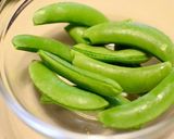 レモン塩でスナップえんどうの豚肉巻き作り方1写真