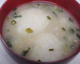 お餅みたいなとろろのお味噌汁作り方4写真