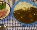 簡単！活力なべで作る♪牛すじ肉カレー作り方8写真