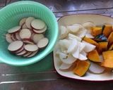 野菜たっぷりお味噌汁作り方2写真