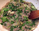 レタスまるごと1玉!挽き肉の甘辛お味噌丼作り方8写真
