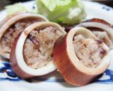 イカゲソご飯のイカ詰め焼き作り方7写真