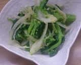 春♪菜の花とキャベツのからし酢味噌あえ作り方6写真
