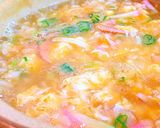 ＊朝食や夜食に♥カニ風味雑炊＊作り方8写真