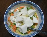 レンジ活用!残り野菜と豆腐の茶碗蒸し作り方3写真