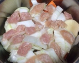 活力鍋で療養食 ささみと白菜の豆乳スープ作り方5写真