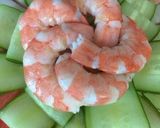 お祝い誕生日おしゃれカニカマサラダケーキ作り方13写真