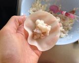 海老マヨと長芋の入った、海老マヨ餃子♩作り方5写真