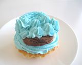 エルモ＆クッキーモンスターのカップケーキ作り方4写真