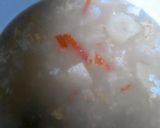 昨日のみそ汁でリメイク☆キムチおじや作り方1写真