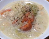 活力鍋で療養食 ささみと白菜の豆乳スープ作り方9写真