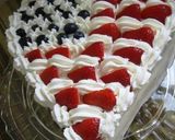 July４th☆ハートケーキ作り方5写真