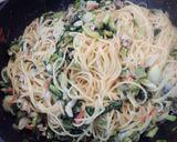 余ったお鍋の材料で＊牡蠣と冬野菜のパスタ作り方7写真