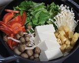 〆はラーメン☆簡単☆ぽかぽか豆乳鍋作り方2写真