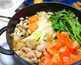 トマトdeジューシー♪うちの鶏すき焼き作り方4写真