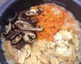 鶏ごぼうの炊き込みご飯作り方5写真