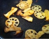 簡単！香ばしい！蓮根とエリンギのステーキ作り方5写真