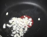 菜の花とレンコンのニンニク炒め作り方1写真