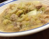 簡単♥白菜と鶏肉のみぞれ煮作り方6写真