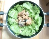 大根の葉・かぶの葉・高菜のさば缶煮作り方2写真