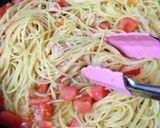 5分でできる♪トマトとツナのスパゲティ作り方5写真