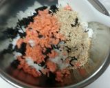鮭ワカメおにぎり作り方1写真