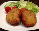 節約！豚こま肉で作る☆キャベツメンチカツ作り方5写真