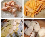 ささみと白菜の中華炒め作り方1写真