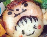 節分オニさんキャラ弁★かぶりものシリーズ作り方4写真
