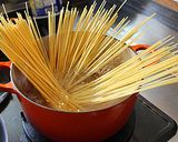 菜の花と鶏肉のペペロンチーノ！春パスタ♪作り方4写真