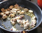 菜の花と鶏肉のペペロンチーノ！春パスタ♪作り方7写真