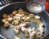 菜の花と鶏肉のペペロンチーノ！春パスタ♪作り方8写真