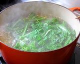菜の花と鶏肉のペペロンチーノ！春パスタ♪作り方11写真