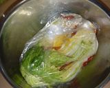 ビニール袋バージョンです。白菜の漬物作り方4写真