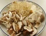 キノコのナポリタン焼きそば作り方1写真
