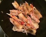 有頭アカザエビのパスタ作り方2写真