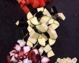 茄子とタコとトマトのチーズ焼き作り方1写真