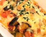 茄子とタコとトマトのチーズ焼き作り方7写真