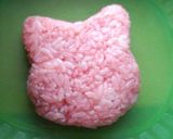 キャラ弁♪妖怪ウオッチ☆ジバニャン♪作り方1写真