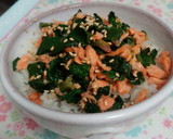 鮭とほうれん草のうまうま丼☆ﾗﾝﾁ・子供作り方4写真