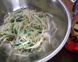 水菜ともやしの和え物作り方3写真
