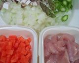 粉末焼きそばソース＊お手軽チャーハン作り方1写真