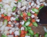 粉末焼きそばソース＊お手軽チャーハン作り方3写真