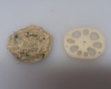 シャキ旨♪レンコン鶏つくねのはさみ焼き作り方4写真