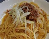 白菜とベーコンのカレーパスタ作り方6写真