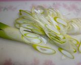 材料２つ☆白ネギで豚しゃぶ☆はりはり鍋風作り方1写真