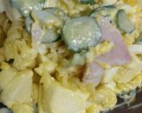 胡麻油一滴で絶品ポテト(マカロニ)サラダ作り方5写真