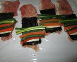 いろいろ入れて✿豚薄切り肉の野菜巻き✿作り方2写真