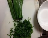 簡単★ニンニク葉卵焼き★おつまみに！作り方1写真