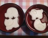 ♡お花や動物はんぺんの味噌汁&お吸い物♪作り方3写真